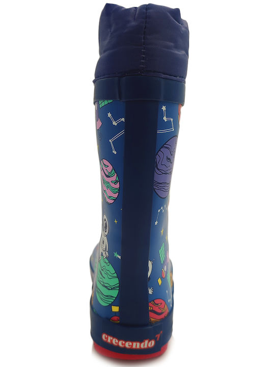 Adam's Shoes Kids Wellies Blue