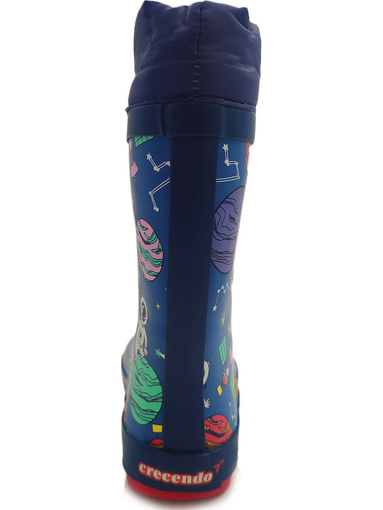 Adam's Shoes Kids Wellies Blue