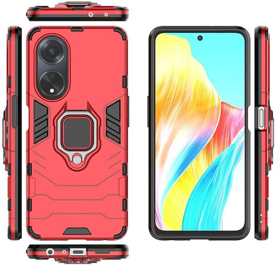 Back Cover Πλαστικό Μαγνητικό Κόκκινο (Oppo A98)