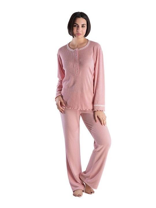 Rachel Winter Women's Pyjama Set Pink