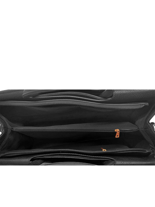 Leather Women's Bag Handbag Black
