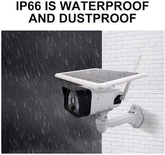 Rovo Rovo IP Κάμερα Παρακολούθησης Wi-Fi Full HD 1080p Αδιάβροχη Μπαταρίας με Φακό 3.6mm