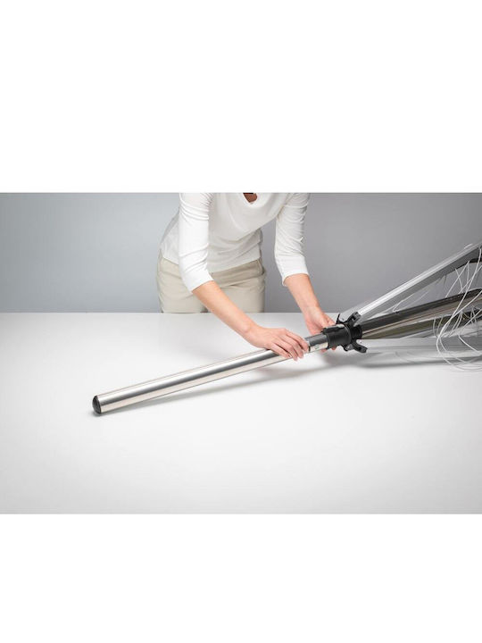 Brabantia Lift-O-Matic Πτυσσόμενη Απλώστρα Δαπέδου για το Κήπο Μεταλλική με Μήκος Απλώματος 40m