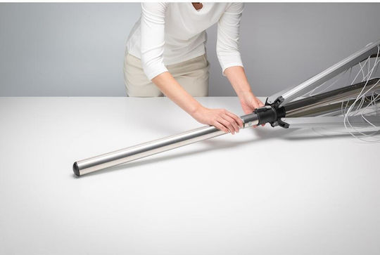 Brabantia Lift-O-Matic Πτυσσόμενη Απλώστρα Δαπέδου για το Κήπο Μεταλλική με Μήκος Απλώματος 40m