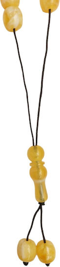 Sorgenperlen Länge 27cm Beige