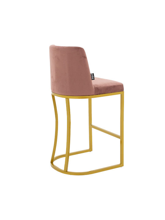 Stool Bar Metallic Gold 48x46x95cm