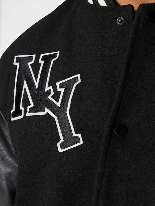 College Winter Jacket Black