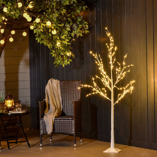 Beleuchtet Weihnachtsdekoration Baum 20cm Elektrisch Weiß