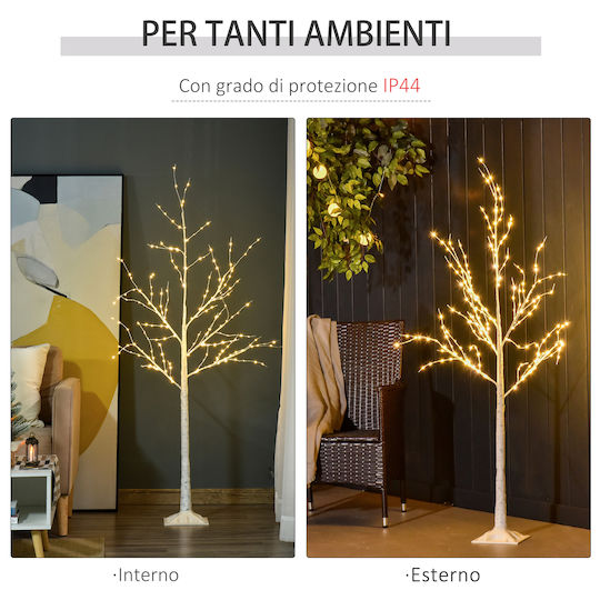 Beleuchtet Weihnachtsdekoration Baum 20cm Elektrisch Weiß