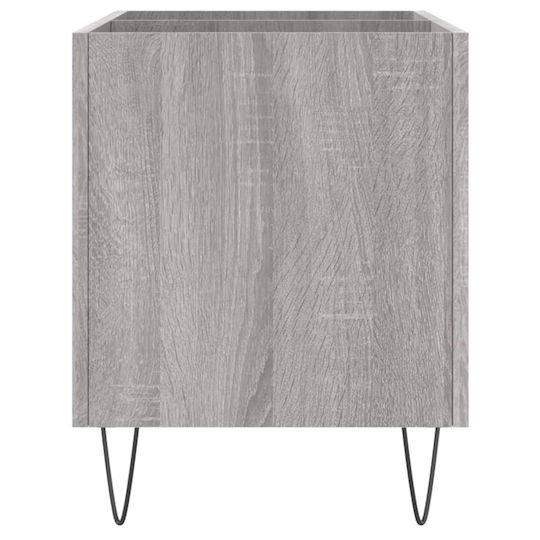vidaXL Мебел за Hi-Fi Сив 38x74.5x48см