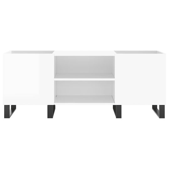 vidaXL Glänzend Hi-Fi Möbel Weiß 38x121x48cm