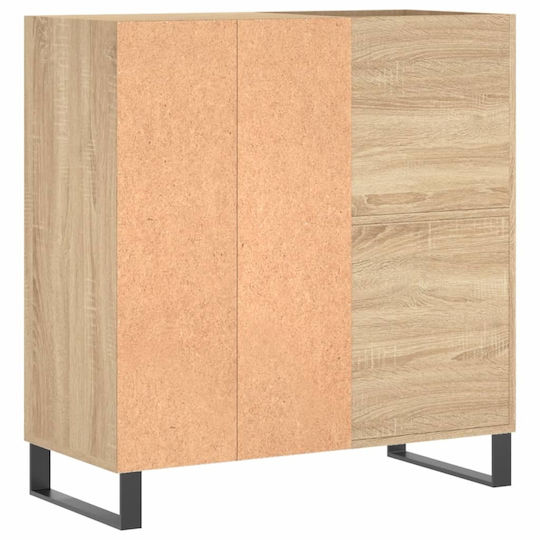 vidaXL Sonoma Eiche Hi-Fi Möbel Braun 38x84.5x89cm