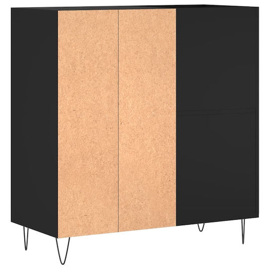 vidaXL Hi-Fi Furniture Black 38x84.5x89cm