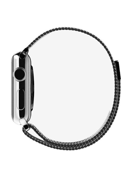 Volte-Tel Λουράκι Ανοξείδωτο Ατσάλι Μαύρο (Apple Watch 38/40/41mm)