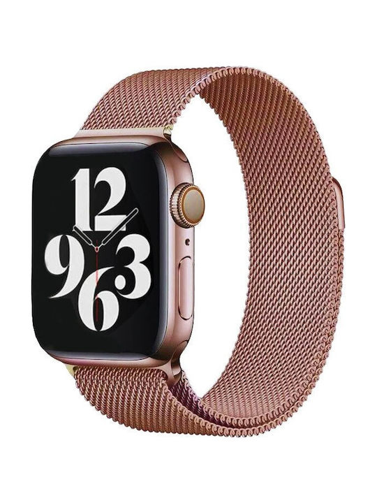 Volte-Tel Armband Rostfreier Stahl Rose Gold (Apple Watch 44/45/46mm/Ultra 49mm)