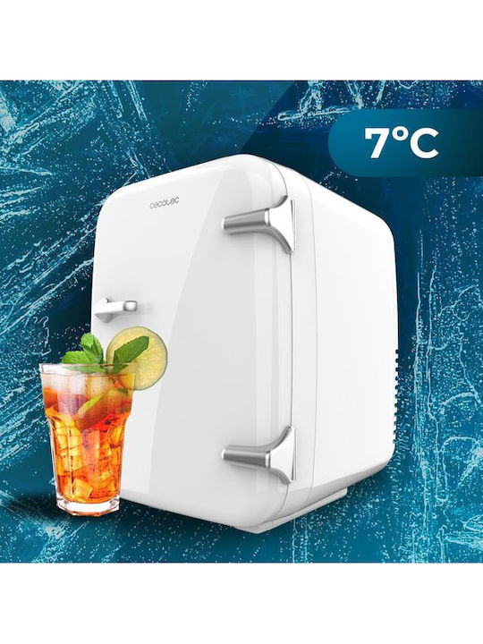 Cecotec Habana Cosmetic Refrigerator 4lt With Shelf And Heating Function White