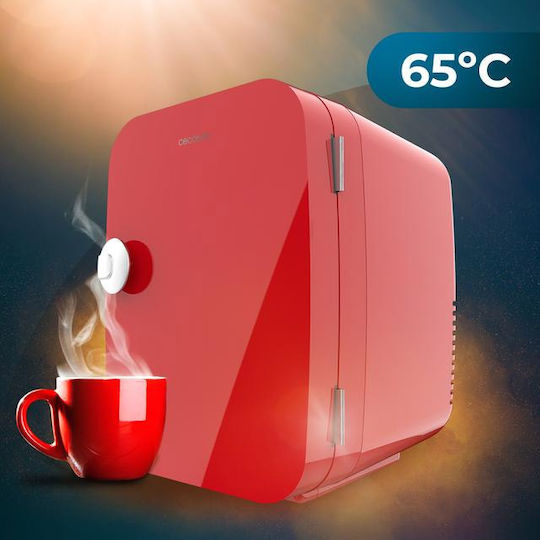 Cecotec Rio Kosmetik-Kühlschrank 4lt mit Heizfunktion Rotes