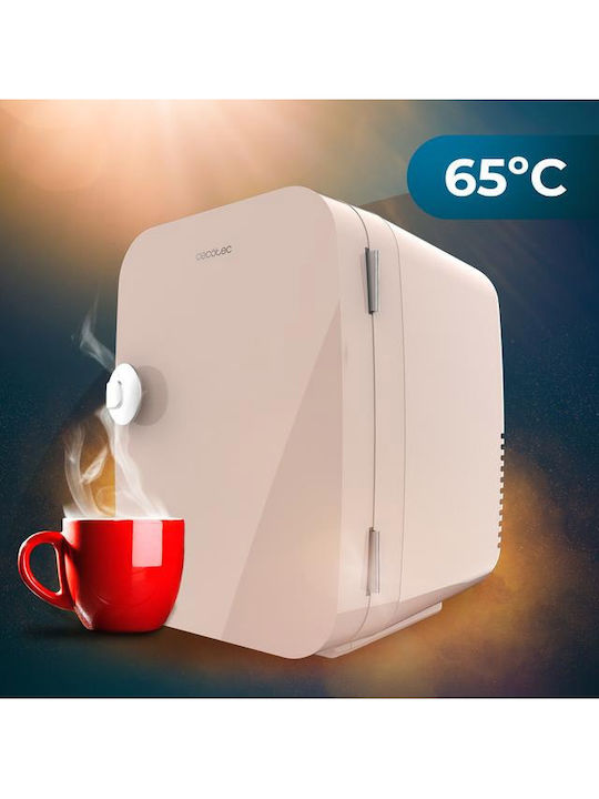 Cecotec Rio Ψυγείο Καλλυντικών 4lt με Ράφι & Λειτουργία Θέρμανσης Μπεζ