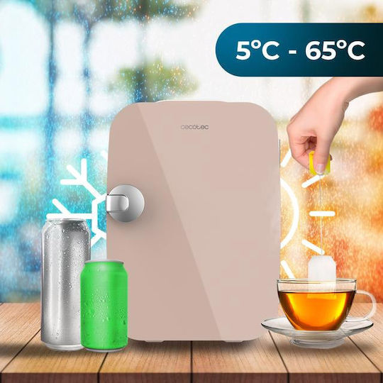 Cecotec Rio Ψυγείο Καλλυντικών 4lt με Λειτουργία Θέρμανσης Μπεζ