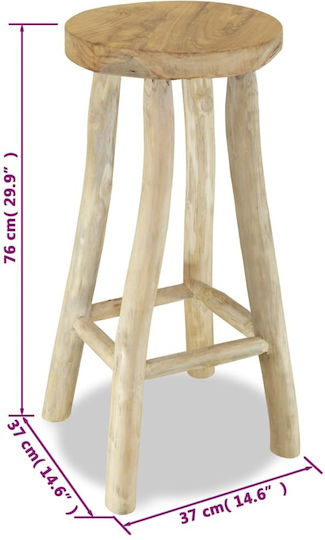 Scaune Bar Lemn Bej 37x37x76buc