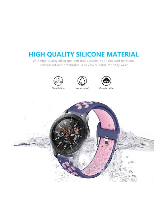 Armband Silikon Mehrfarbig (Huawei Watch GT/GT Pro 2/3/4/5 / Ultimate 46mm)