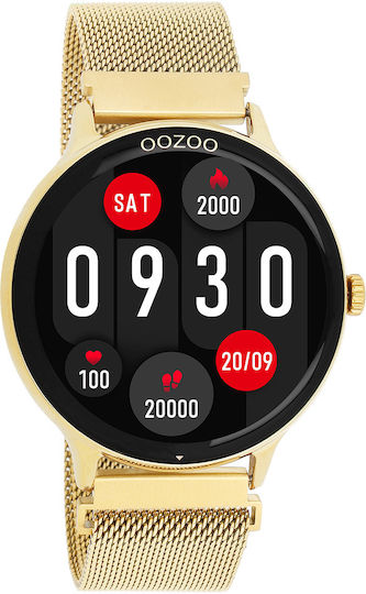 Montre Oozoo Oozoo Smartwatch Goud OOZOO Smartwatches Q00138 Rose