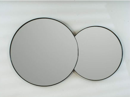 Bathroom Mirror made of Stainless Steel 117x70cm Pink