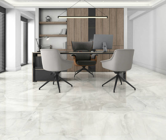 Halcon Ceramics Fliese Boden Innenbereich 100x100cm Weiß