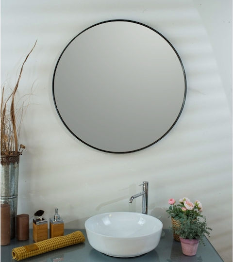 SLIM55LEDCOPPER Καθρέπτης LED Touch 55x55см Оранжев