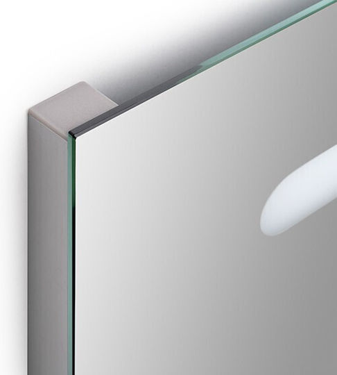 Ebir Iluminacion Rectangular Bathroom Mirror Led Touch 60x80cm