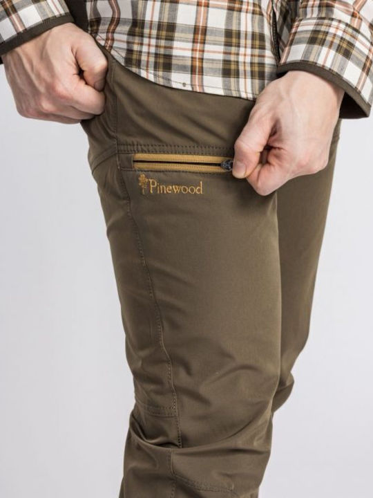 Pinewood Finnveden Παντελόνι σε Καφέ χρώμα Pinewood Finnveden Παντελόνι σε Καφέ χρώμα