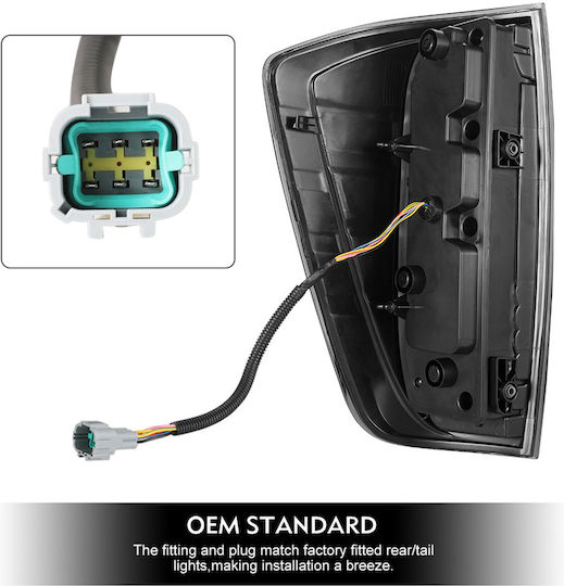 Dynamic Πίσω Φανάρι Led για Nissan Navara / NP300