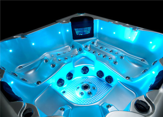 Vinci Badewanne Bioethanol Kamine im Freien Acryl mit Hydrotherapie 220x220cm Vinci Badewanne Bioethanol Kamine im Freien Acryl mit Hydrotherapie 220x220cm