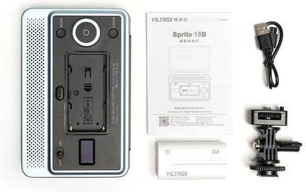Viltrox Sprite 15B Bi-Color Lumină LED 2800 - 6800K 15W cu Luminozitate 1720 Lux
