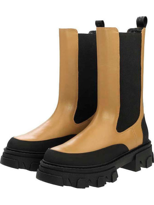 Jonie Leather Women's Chelsea Boots Brown