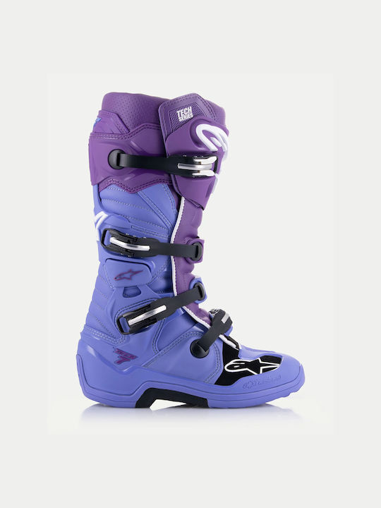 Alpinestars Tech 7 Bocanci Motocicletă Bărbați Violet