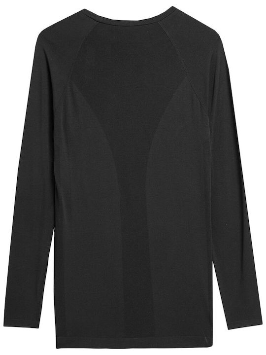 4F Men's Long Sleeve Blouse Black