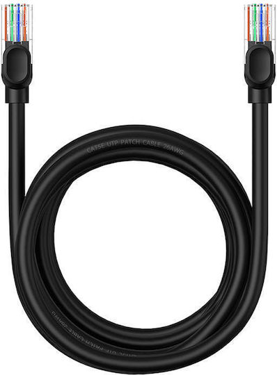 Baseus U/UTP Cat.5 Cablu de rețea Ethernet 3m Negru 1buc