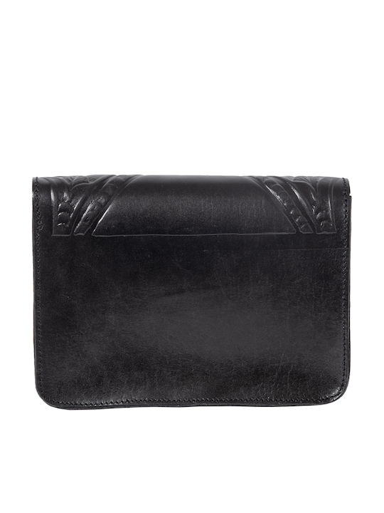 -leather Leather Women's Bag Shoulder Black