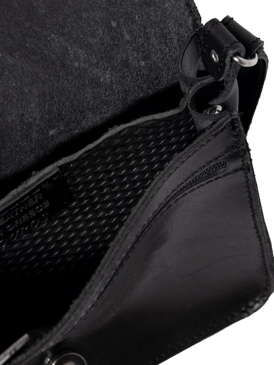 -leather Leather Women's Bag Shoulder Black