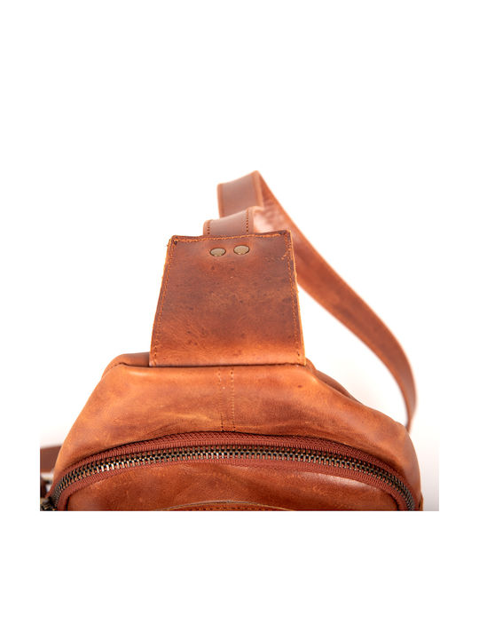 -women's Leather Women's Bag Crossbody Tabac Brown