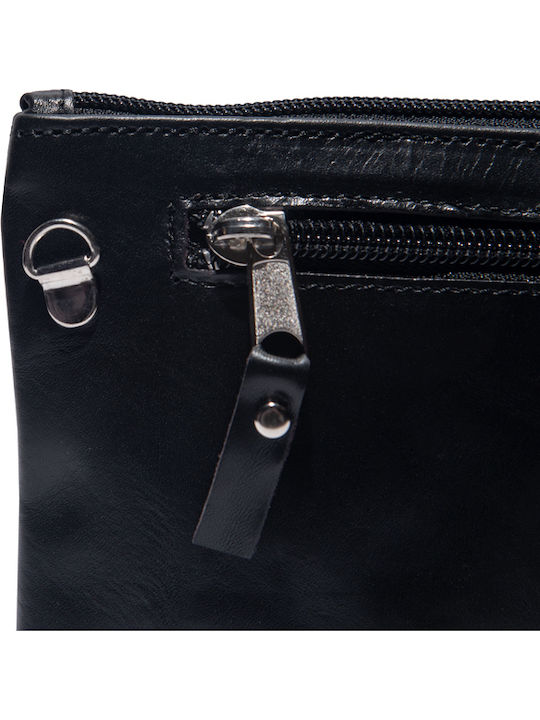 -women's Leather Women's Clutch Black