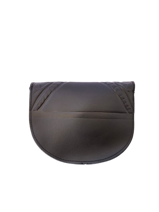 Kouros Κούρος Leder Damen Tasche Crossbody Schwarz