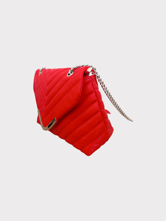 Fashion Beads Λουρακι Damen Tasche Rot