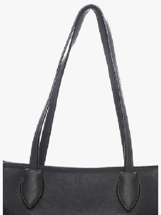 Ted Lapidus Leather Women's Bag Shoulder Black