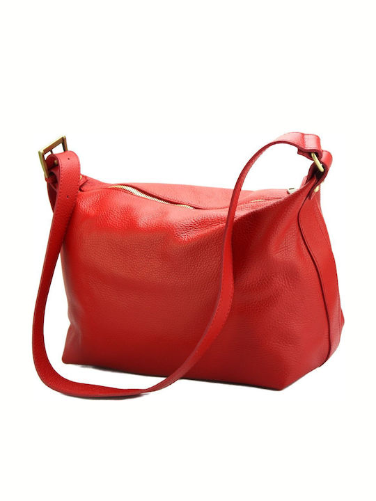 Firenze Iolanda Firenze Leather Women's Bag Shoulder Red