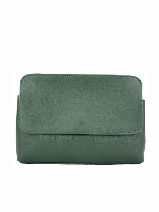 Firenze Σκουρο Leather Women's Envelope Green