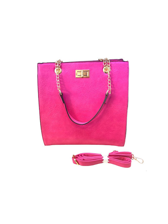 Medussa Women's Bag Shopper Shoulder Fuchsia