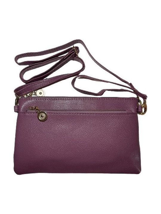 Schulter-Hand Damentasche Rucksack Lila
