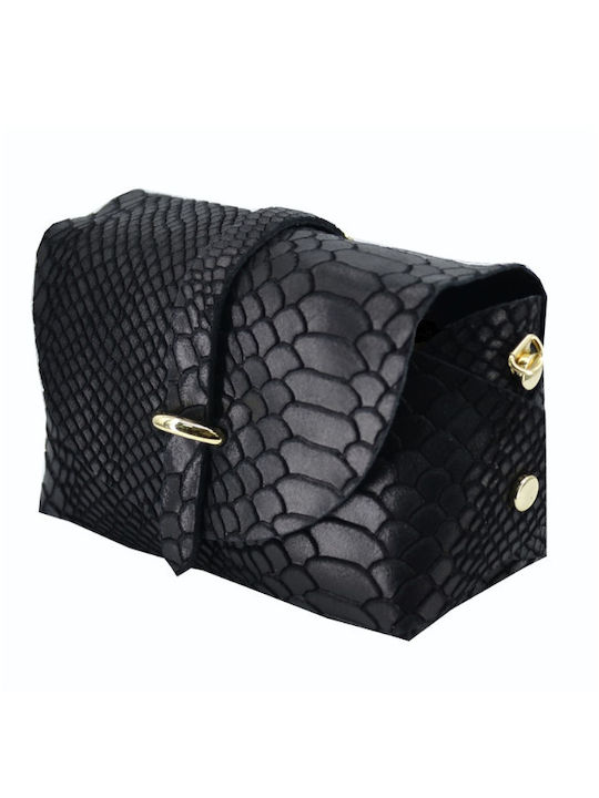 Leather Women's Bag Shoulder Black